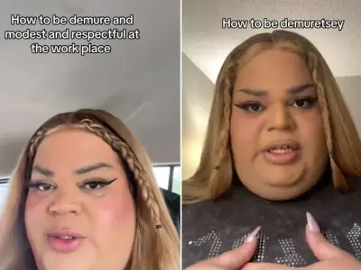 How to use the demure meme for a shy or flirty reaction