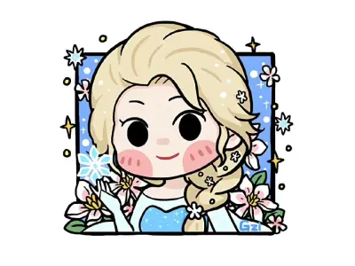 Creative Elsa chibi edits made by talented artists