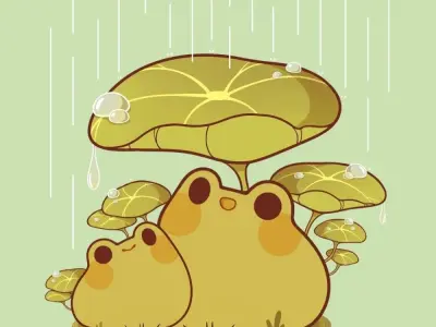 Discover the most adorable frog chibi drawings today