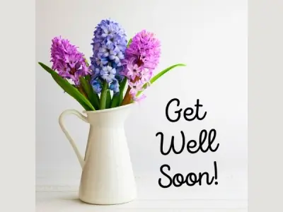 Heartfelt get well soon wishes to brighten their day
