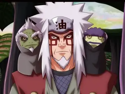 Stunning image Jiraiya showing his legendary ninja style