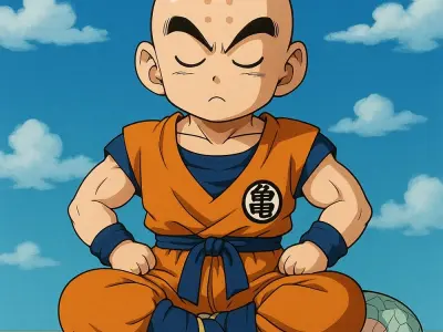 Stunning image Krillin moments from Dragon Ball series