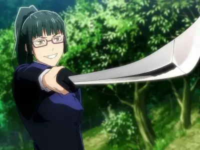 Stunning image Zenin Maki showing her fierce personality