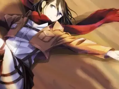 Stunning image Mikasa Ackerman in action scenes now