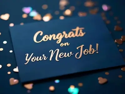 Best new job wishes to inspire success and happiness