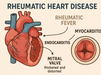 Rheumatic Heart Disease causes symptoms and treatment