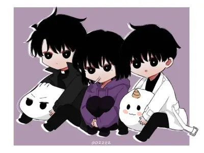 Adorable Solo Leveling chibi edits and fan creations