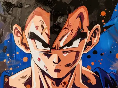 Beautiful image Son Gohan showing his ultimate power