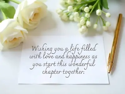 Heartfelt wedding wishes to celebrate love and happiness